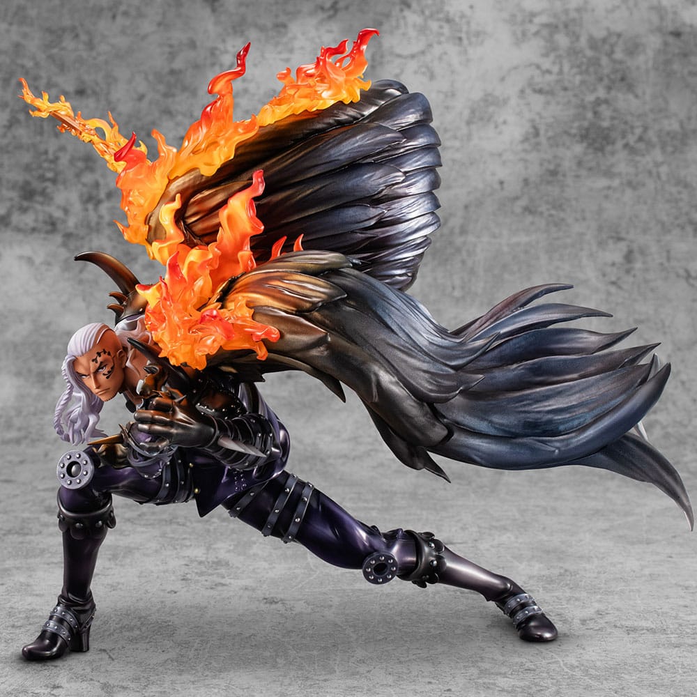 SU ORDINAZIONE One Piece Portrait Of Pirates WA-MAXIMUM PVC Statue Beasts Pirates All-Stars King 33 cm ESAURITO