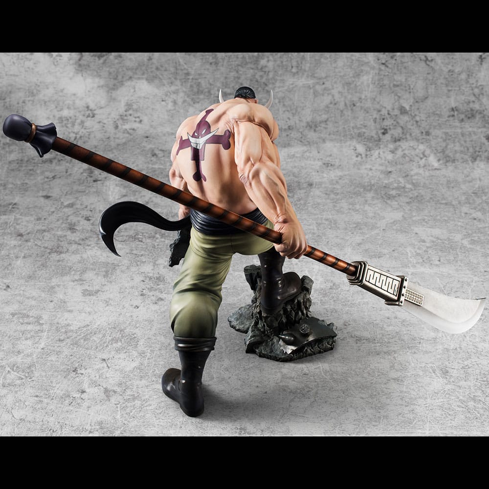 SU ORDINAZIONE One Piece P.O.P NEO-Maximum PVC Statue White Beard Edward Newgate Super Limited Reprint Ver. 30 cm