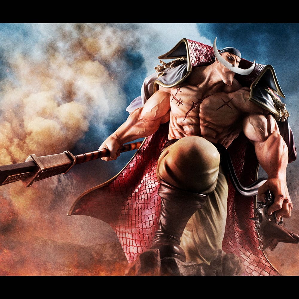 PREORDINE 01/2026 One Piece P.O.P NEO-Maximum PVC Statue White Beard Edward Newgate Super Limited Reprint Ver. 30 cm (PREORDINE NON CANCELLABILE)