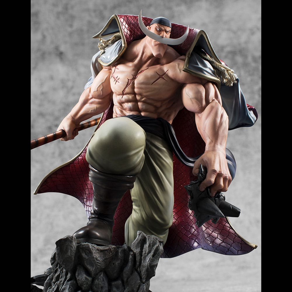 SU ORDINAZIONE One Piece P.O.P NEO-Maximum PVC Statue White Beard Edward Newgate Super Limited Reprint Ver. 30 cm