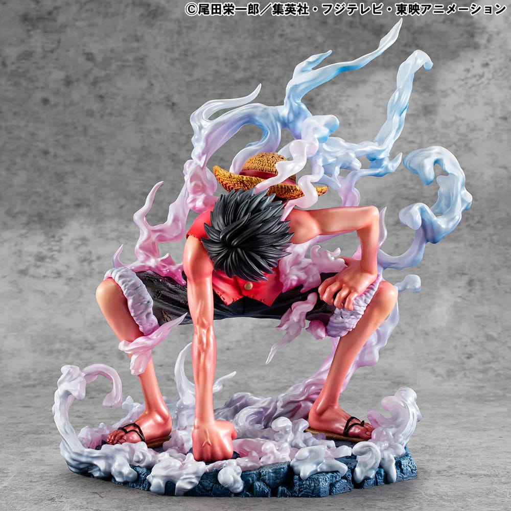 SU ORDINAZIONE One Piece P.O.P PVC Statue Monkey D. Luffy Gear 2 Limited Edition 19 cm