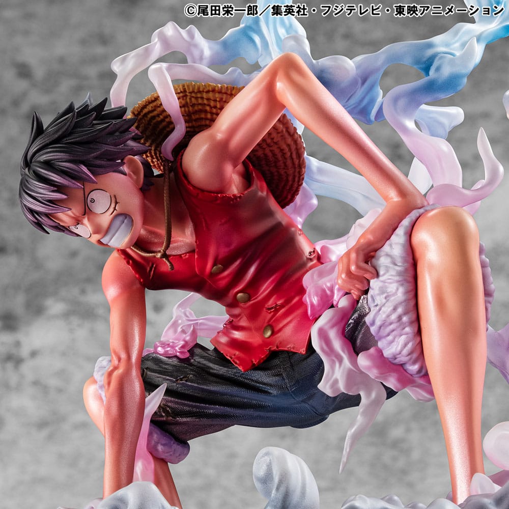 SU ORDINAZIONE One Piece P.O.P PVC Statue Monkey D. Luffy Gear 2 Limited Edition 19 cm