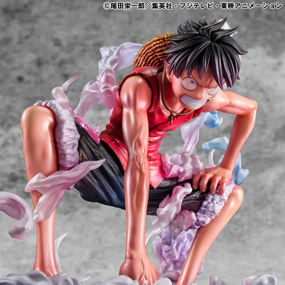 SU ORDINAZIONE One Piece P.O.P PVC Statue Monkey D. Luffy Gear 2 Limited Edition 19 cm
