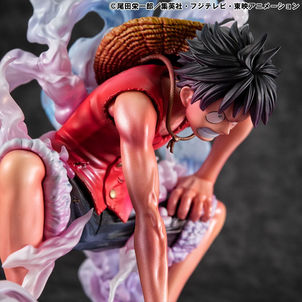 SU ORDINAZIONE One Piece P.O.P PVC Statue Monkey D. Luffy Gear 2 Limited Edition 19 cm