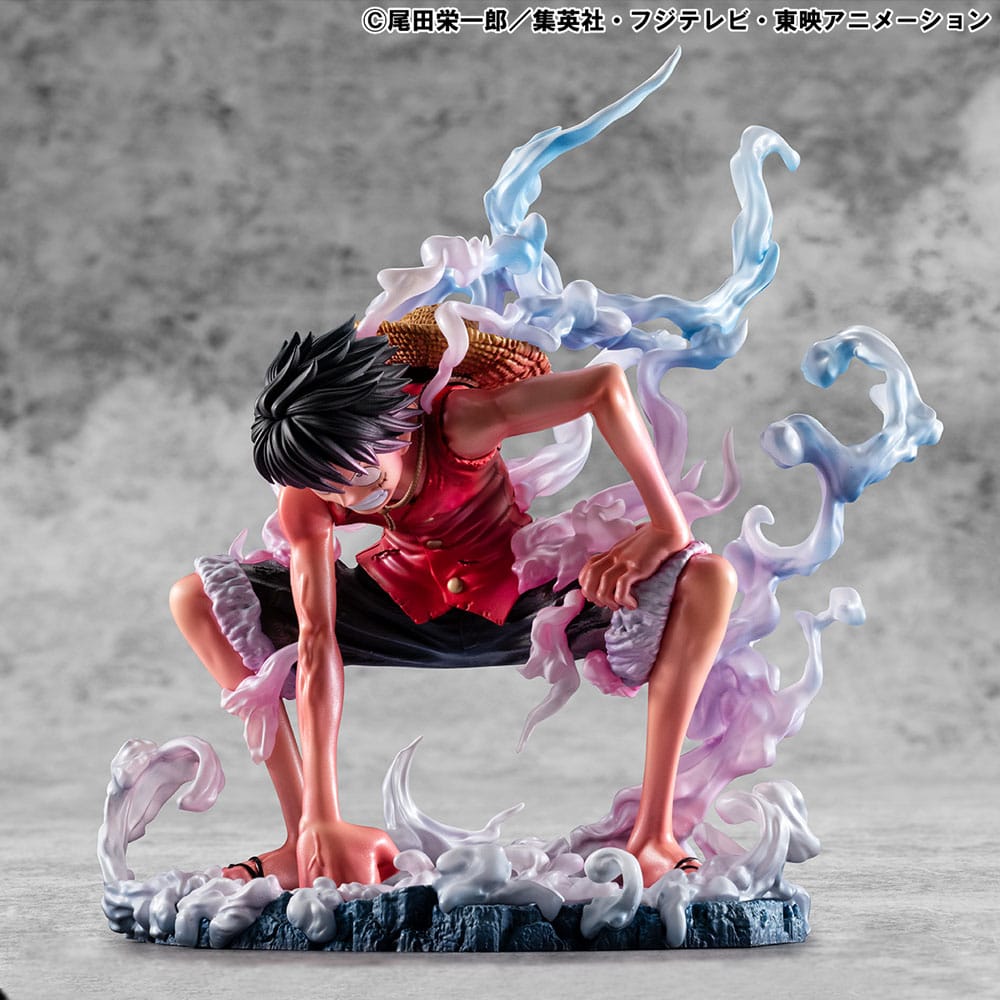 SU ORDINAZIONE One Piece P.O.P PVC Statue Monkey D. Luffy Gear 2 Limited Edition 19 cm
