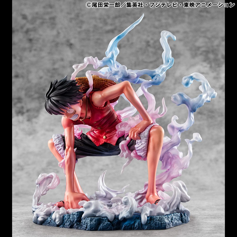 SU ORDINAZIONE One Piece P.O.P PVC Statue Monkey D. Luffy Gear 2 Limited Edition 19 cm