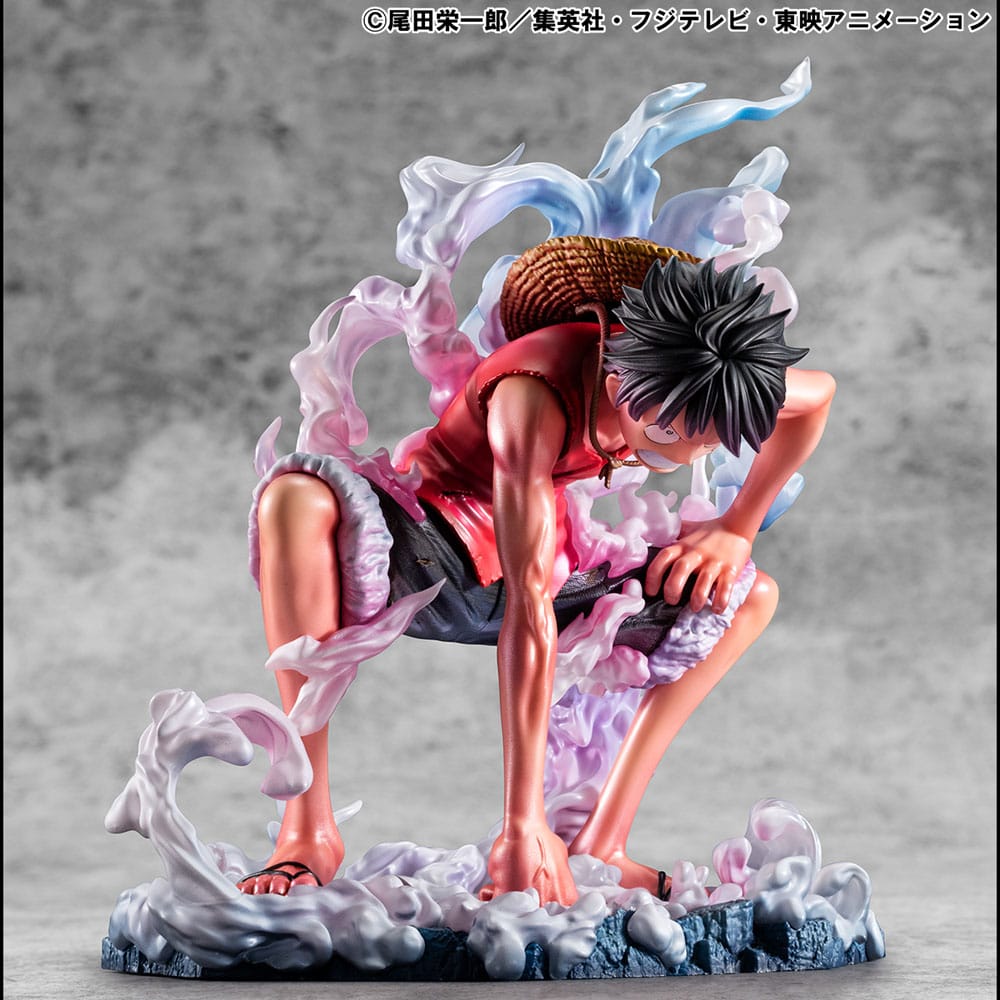 SU ORDINAZIONE One Piece P.O.P PVC Statue Monkey D. Luffy Gear 2 Limited Edition 19 cm