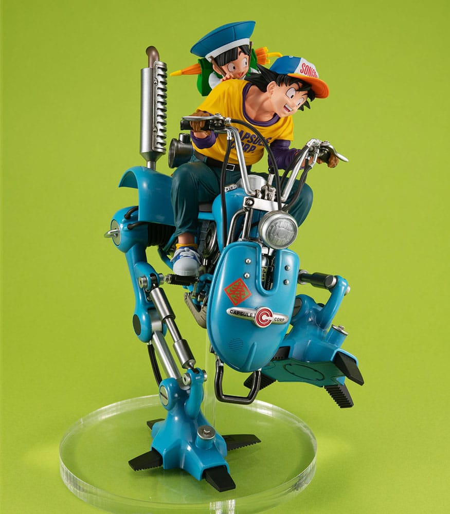 SU ORDINAZIONE Dragonball Z Desktop Real McCoy EX PVC Diorama Son Goku & Son Gohan & Robot with two legs 20 cm *PREZZO SPECIALE*
