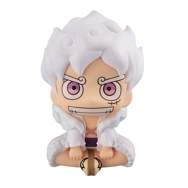 Auf Bestellung gefertigte One Piece Look Up PVC-Statue Monkey D. Luffy Gear Fifth 11 cm