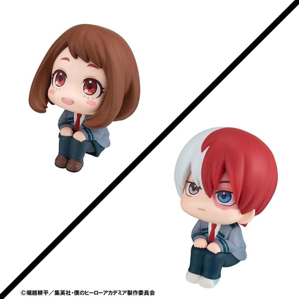 PREORDINE ESAURITO My Hero Academia Look Up PVC Statue Ochaco Uraraka & Shoto Todoroki 11 cm (with gift) (H)