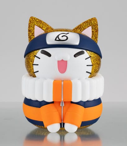 SU ORDINAZIONE Naruto Shippuden Mega Cat Project Nyanto! Giant Nyaruto Series Trading Figure Naruto Uzumaki Gold Ver. 10 cm