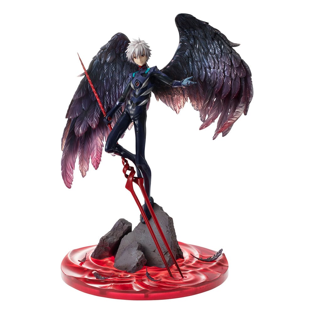 SU ORDINAZIONE Evangelion: 3.0 + 1.0 Thrice Upon a Time Precious G.E.M. Series PVC Statue Kaworu Nagisa 15th Anniversary Ver. 30 cm