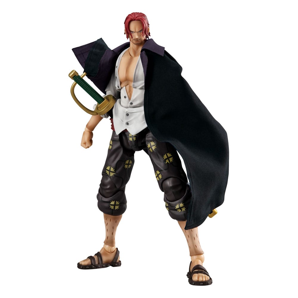 SU ORDINAZIONE One Piece Variable Action Heroes Action Figure Red-haired Shanks Ver. 1.5 19 cm