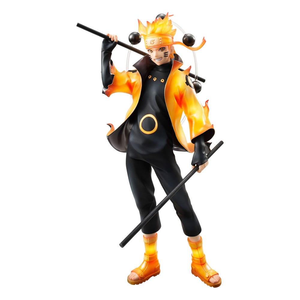 SU ORDINAZIONE Naruto Shippuden G.E.M. Series PVC Statue Naruto Uzumaki Six Paths Sage Mode 15th Anniversary Ver. 22 cm *PREZZO SPECIALE*