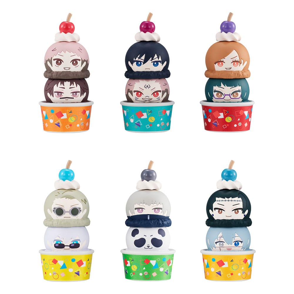 SU ORDINAZIONE Jujutsu Kaisen Tsumichen Stack up & Change Trading Figure 6-Pack 8 cm (with gift)