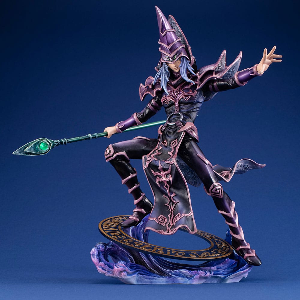 Yu-Gi-Oh! Art Works Monsters PVC-Statue „Dunkler Magier – Das schicksalhafte Duell“ (23 cm) – Sonderpreis – auf Bestellung gefertigt