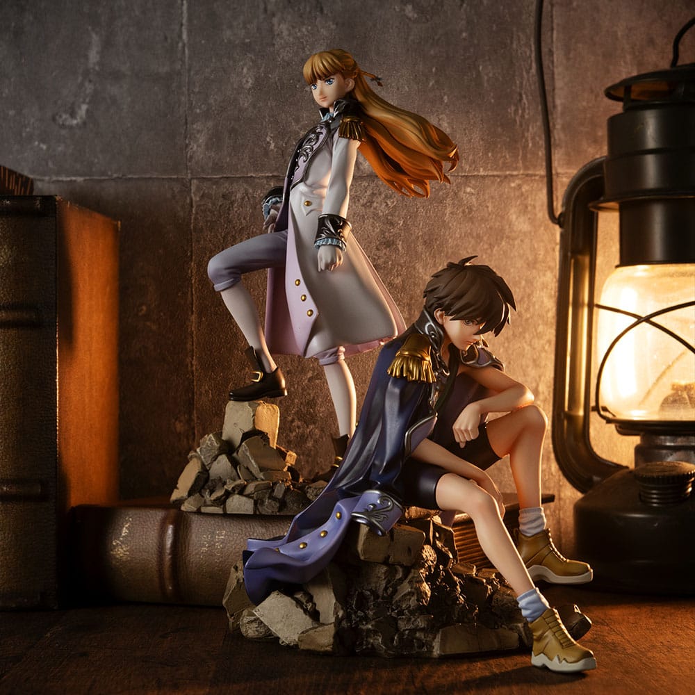 PREORDINE 01/2026 Mobile Suit Gundam Wing Alpha x Omega PVC Statue 1/8 Heero Yuy & Relena Peacecraft Set 30th Anniversary Repaint Ver. 14 cm (PREORDINE NON CANCELLABILE)