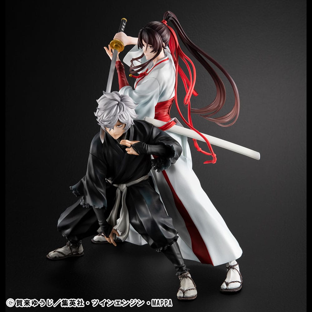 PREORDINE 11/2025 Hell´s Paradise Lucrea PVC Statues 2-Pack Gabimaru & Sagiri Yamada Asaemon 20 cm (PREORDINE NON CANCELLABILE)