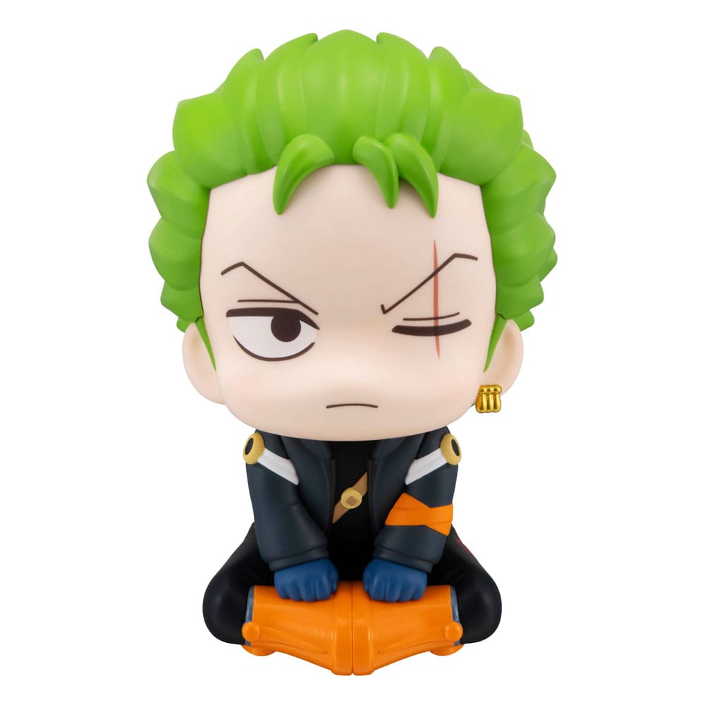 SU ORDINAZIONE One Piece Look Up PVC Statue Roronoa Zoro Future Island Egghead Ver. 11 cm