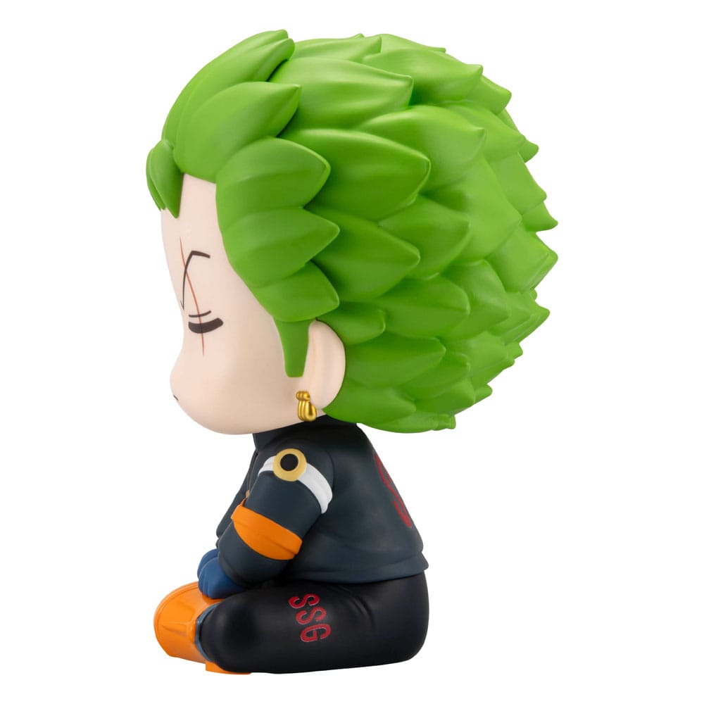 PREORDINE+ 11/2025 One Piece Look Up PVC Statue Roronoa Zoro Future Island Egghead Ver. 11 cm