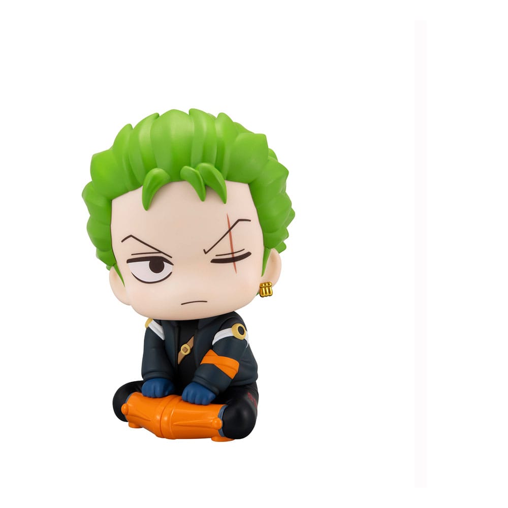 PREORDINE CHIUSO 11/2025 One Piece Look Up PVC Statues Roronoa Zoro & Sanji Future Island Egghead Ver. 11 cm (with gift) (PREORDINE NON CANCELLABILE)