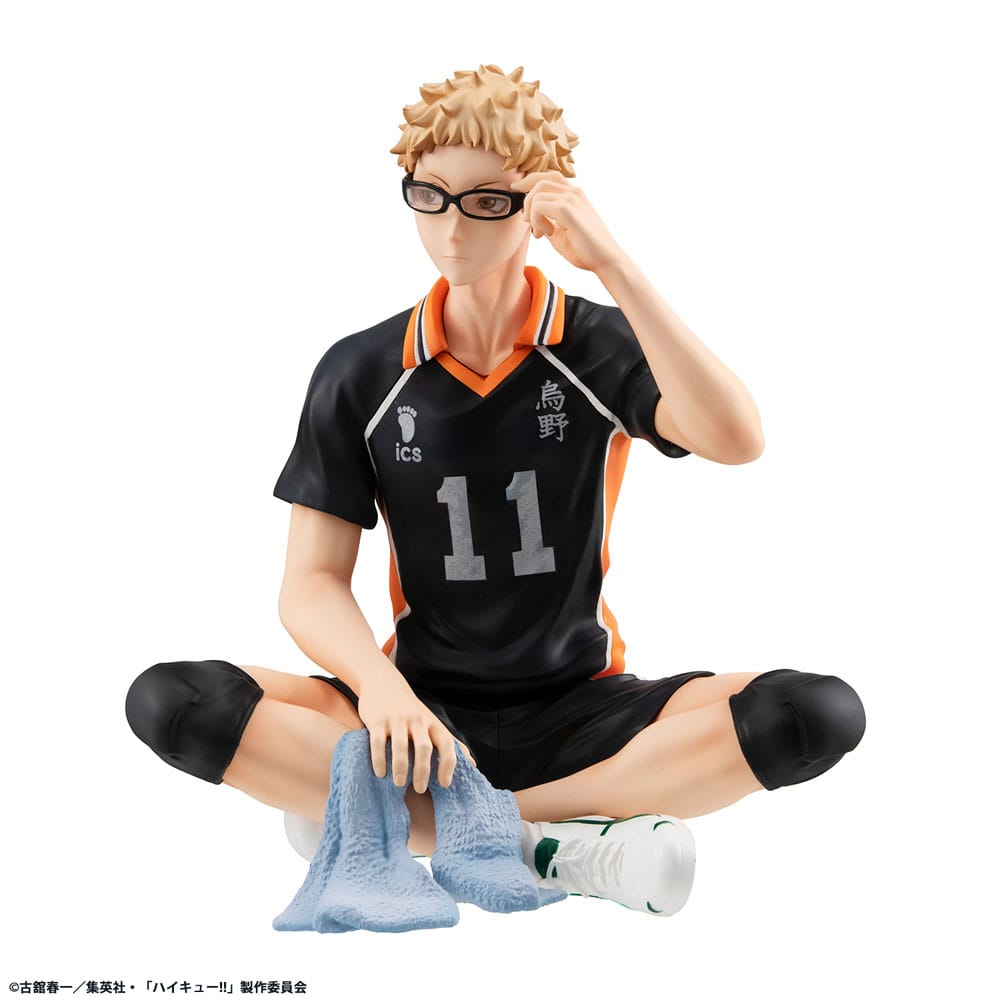 PREORDINE+ 12/2025 Haikyu!! G.E.M. Series PVC Statue Kei Tsukishima Palm Size 9 cm