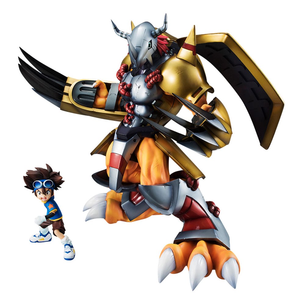 PREORDINE+ CHIUSO 03/2026 Digimon Adventure Precious G.E.M. Series PVC Statue Wargreymon & Taichi Yagami 25 cm (PREORDINE NON CANCELLABILE)