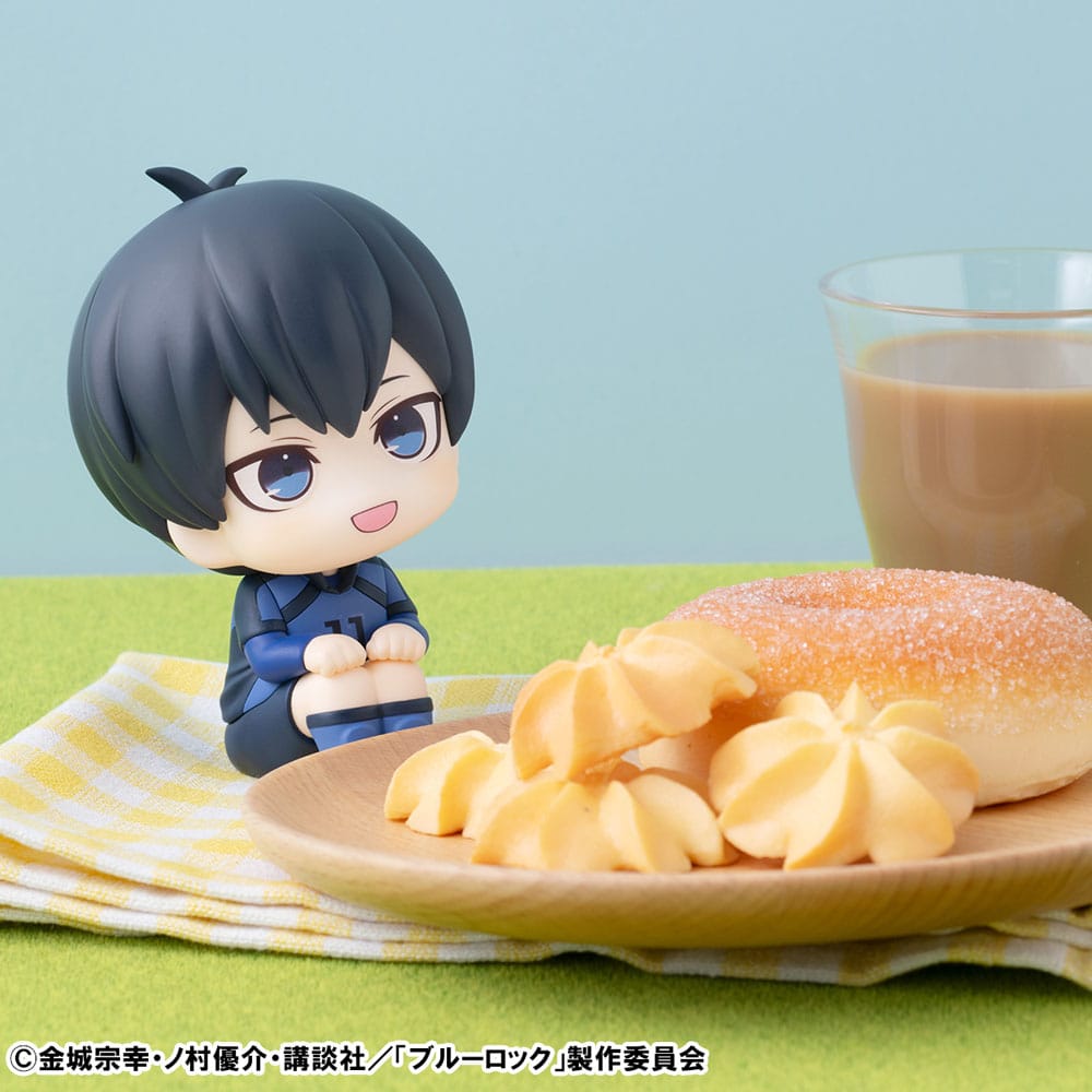 PREORDINE+ 11/2025 Blue Lock Look Up PVC Statue Yoichi Isagi Japanese National Player Match Ver. 11 cm