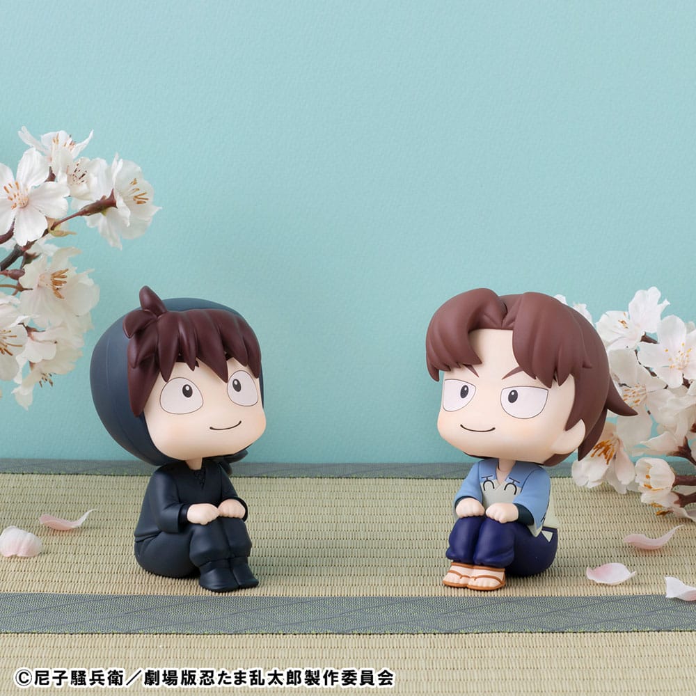 PREORDINE CHIUSO 12/2025 Nintama Rantaro Look Up PVC Statue Hansuke Doi & Rikichi Yamada Set (with gift) 11 cm (PREORDINE NON CANCELLABILE)