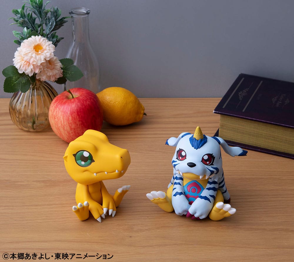 PREORDINE+ 01/2026 Digimon Look Up PVC Statue Gabumon 11 cm