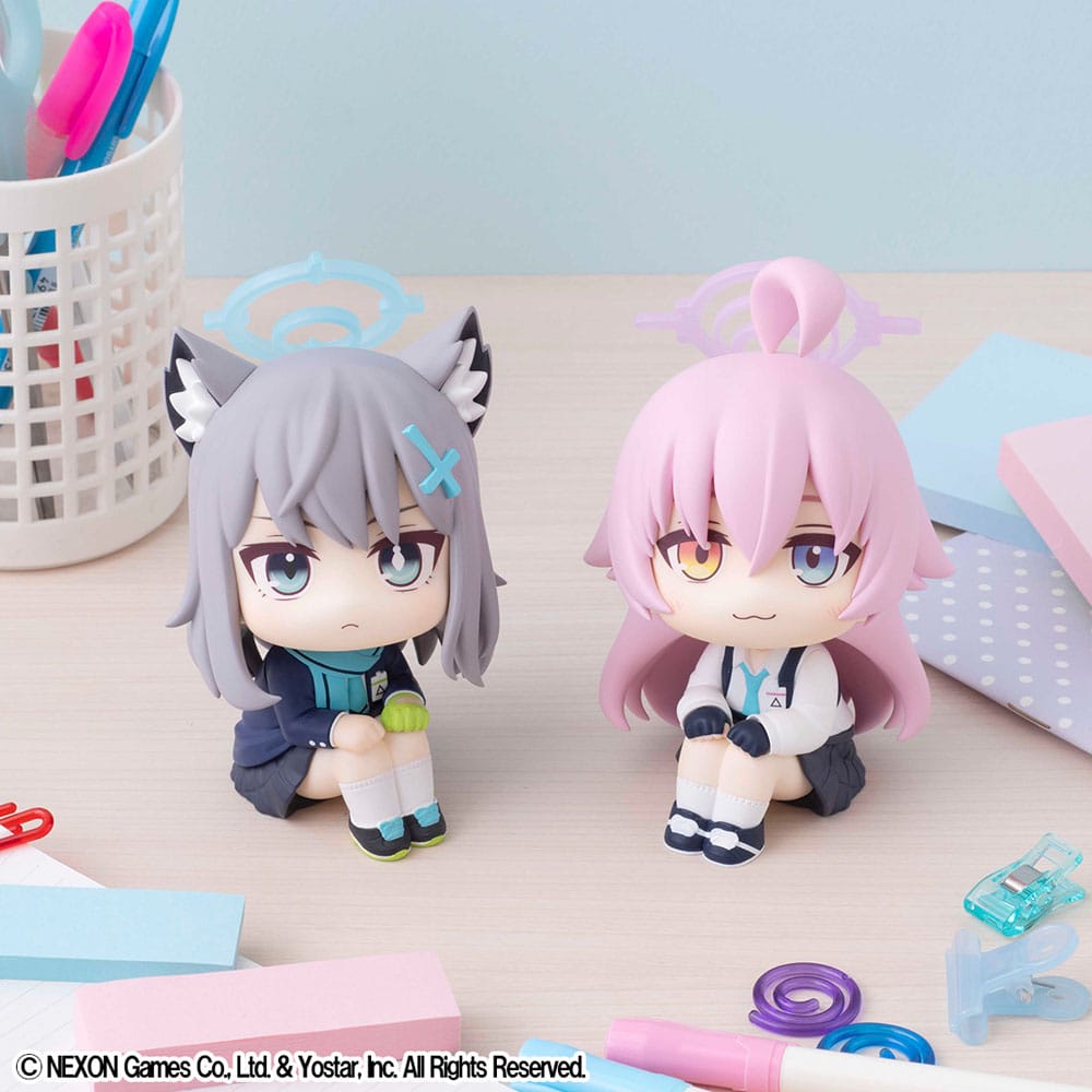 PREORDINE CHIUSO 02/2026 Blue Archive Look Up PVC Statue Shiroko & Hoshino Set (with gift) 11 cm (PREORDINE NON CANCELLABILE)