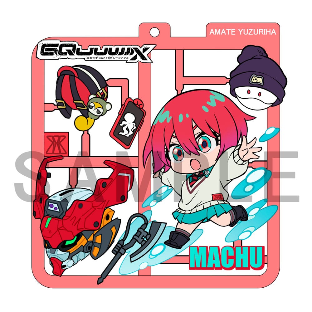 SU ORDINAZIONE Mobile Suit Gundam GQuuuuuuX Plat Collection Keychain Assortment (4)