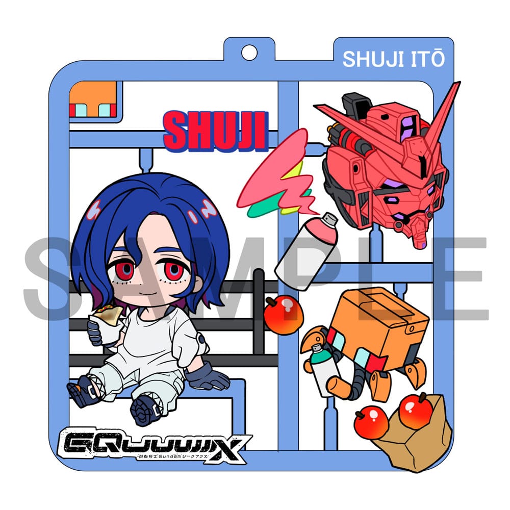 SU ORDINAZIONE Mobile Suit Gundam GQuuuuuuX Plat Collection Keychain Assortment (4)