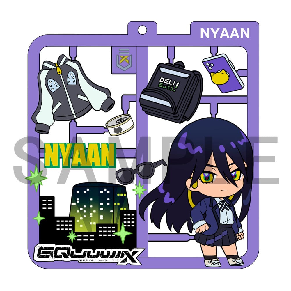 SU ORDINAZIONE Mobile Suit Gundam GQuuuuuuX Plat Collection Keychain Assortment (4)