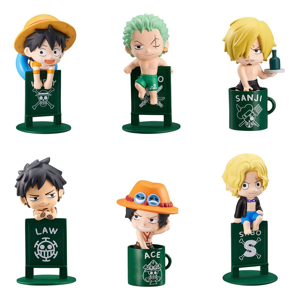 SU ORDINAZIONE One Piece Ochatomo Series Trading Figure Pirates´ Vacance 4 cm Assortment (8)