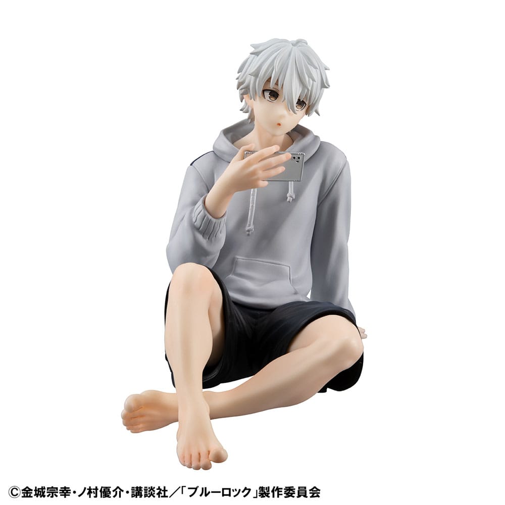 PREORDINE+ 02/2026 Blue Lock G.E.M. Series PVC Statue Seishiro Nagi Repaint Ver. Palm Size 9 cm