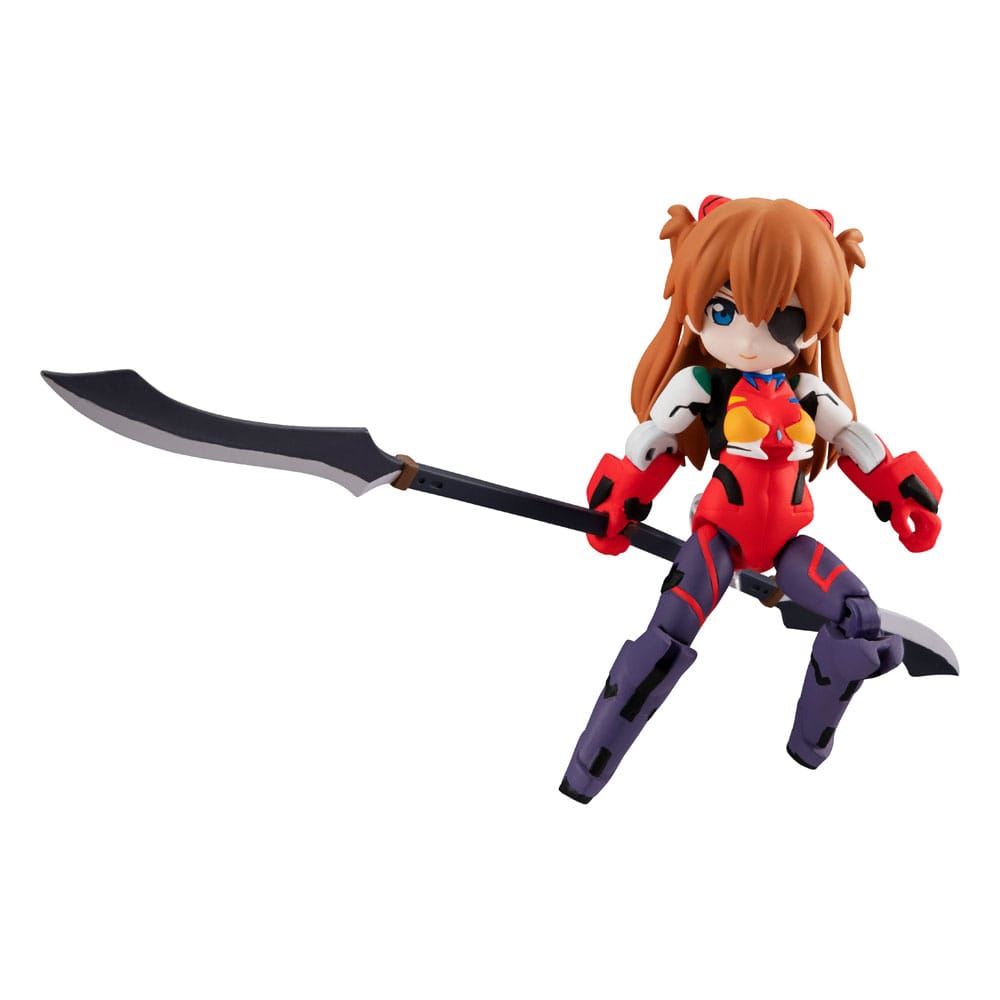 SU ORDINAZIONE Evangelion Desktop Army Figures Shikinami Asuka Langley & Evangelion 2 8 - 15 cm