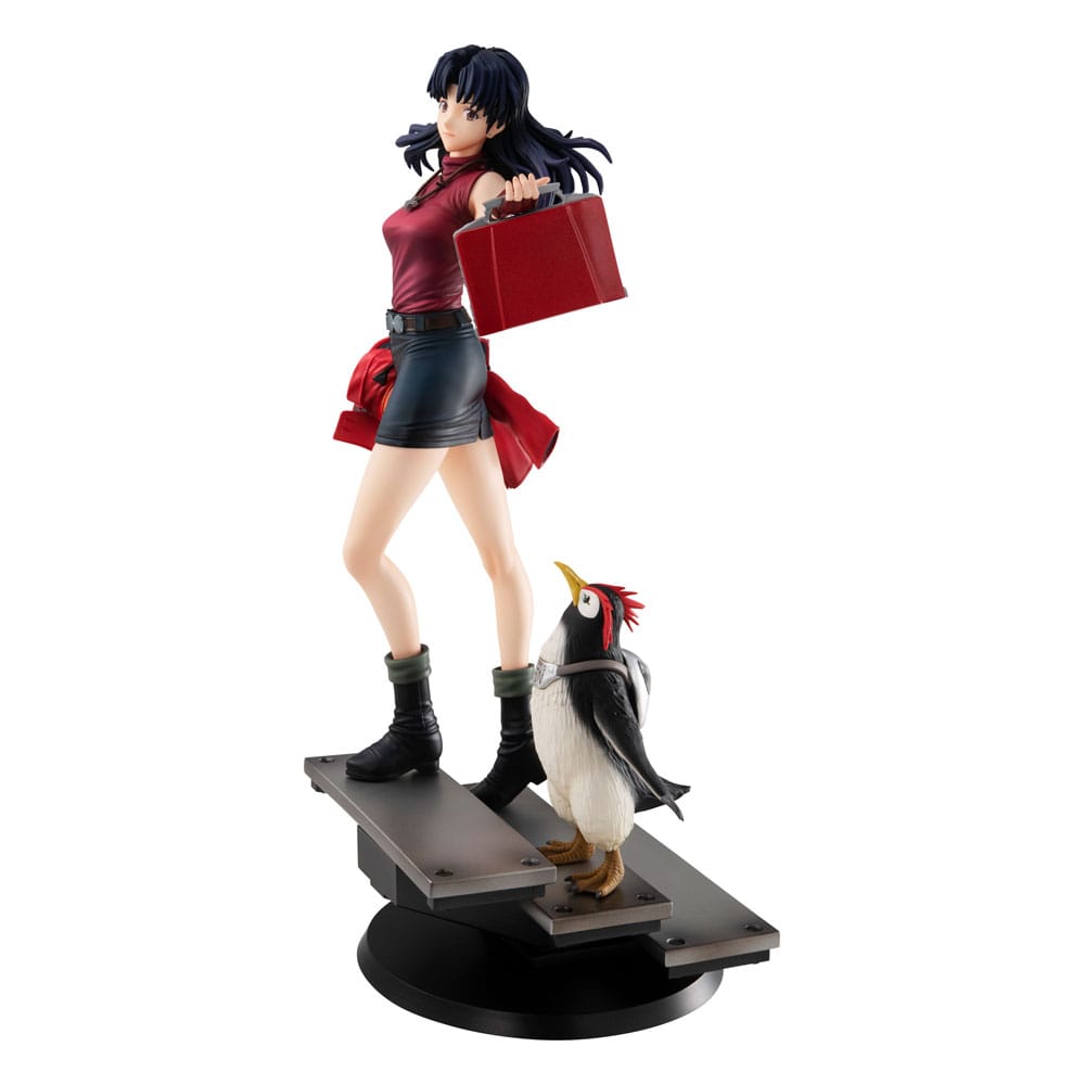 PREORDINE+ 05/2026 (NON CANCELLABILE) Rebuild of Evangelion Gals PVC Statue Misato Katsuragi & Pen Pen 25 cm