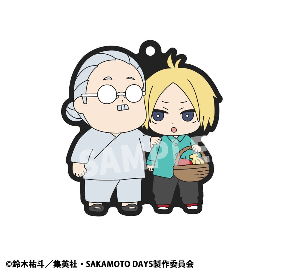 SU ORDINAZIONE Sakamoto Days Rubber Mascot Buddycolle Rubber Charms Vol. 2 7 cm Assortment (6)