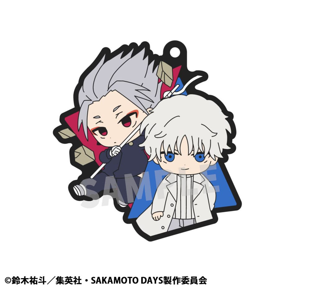 SU ORDINAZIONE Sakamoto Days Rubber Mascot Buddycolle Rubber Charms Vol. 2 7 cm Assortment (6)