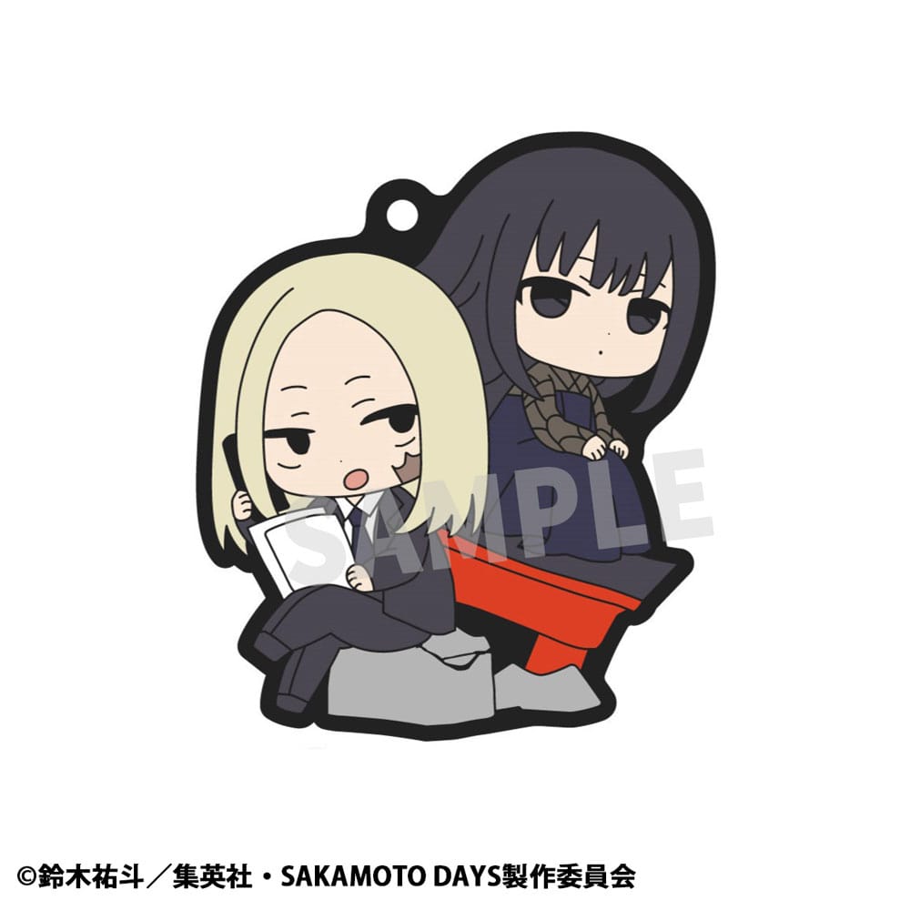 SU ORDINAZIONE Sakamoto Days Rubber Mascot Buddycolle Rubber Charms Vol. 2 7 cm Assortment (6)
