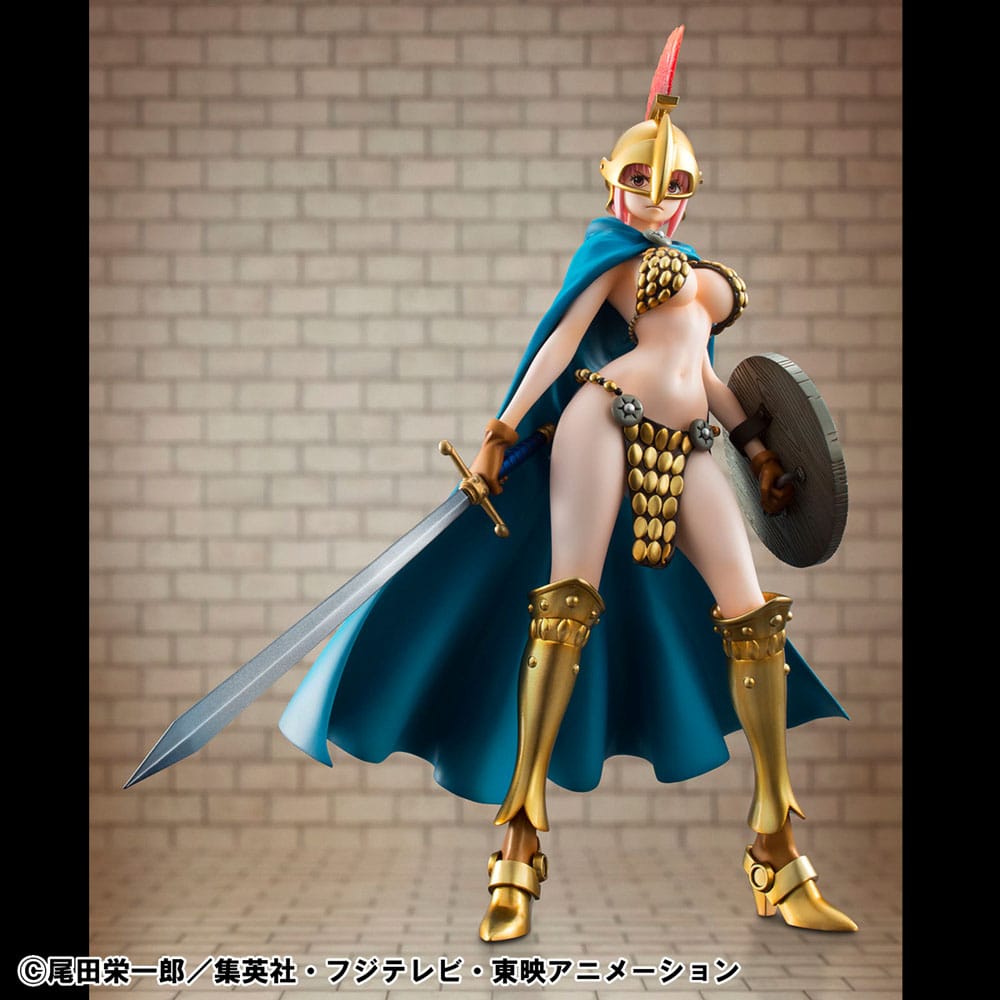 PREORDER+ 04/2026 (NOT CANCELABLE) One Piece POP PVC Statue Gladiator Rebecca Sailing Again Super Limited Reprint Ver. 22 cm