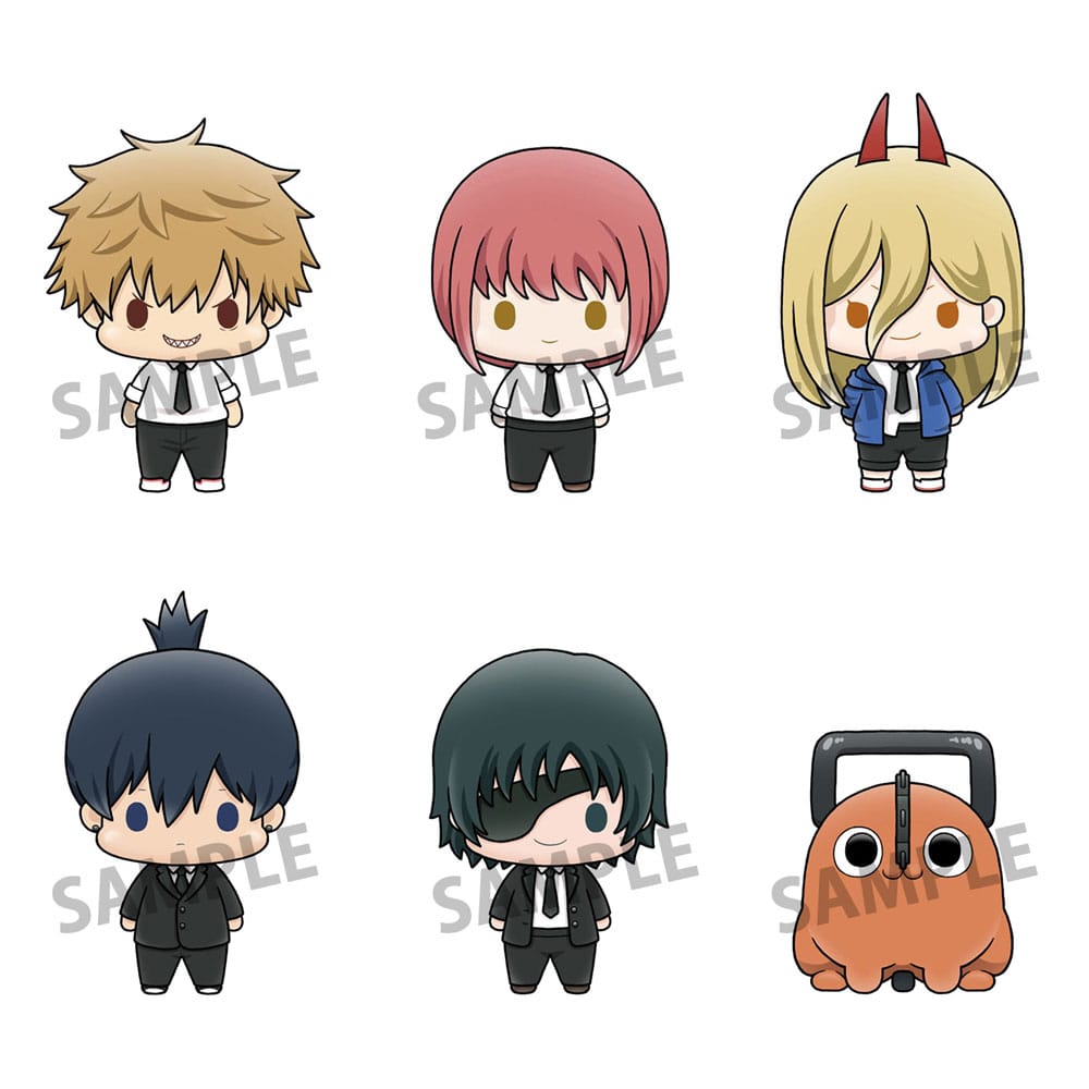 SU ORDINAZIONE Chainsaw Man Chokorin Mascot Series Trading Figure 6-Pack 5 cm
