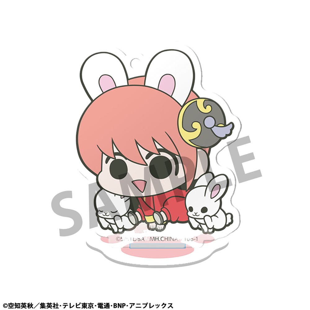 SU ORDINAZIONE Gintama Acrylic Figure Prince Hata & Animal Paradise 6 cm Display (6)
