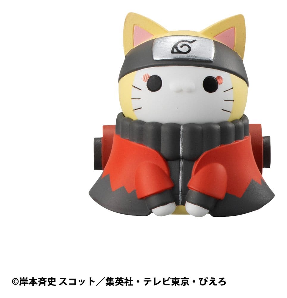 SU ORDINAZIONE Naruto Shippuden Mega Cat Project Trading Figure Defense Battle of Village of Konoha! 3 cm Nyaruto! Blind Box Assortment (8) (re-run)