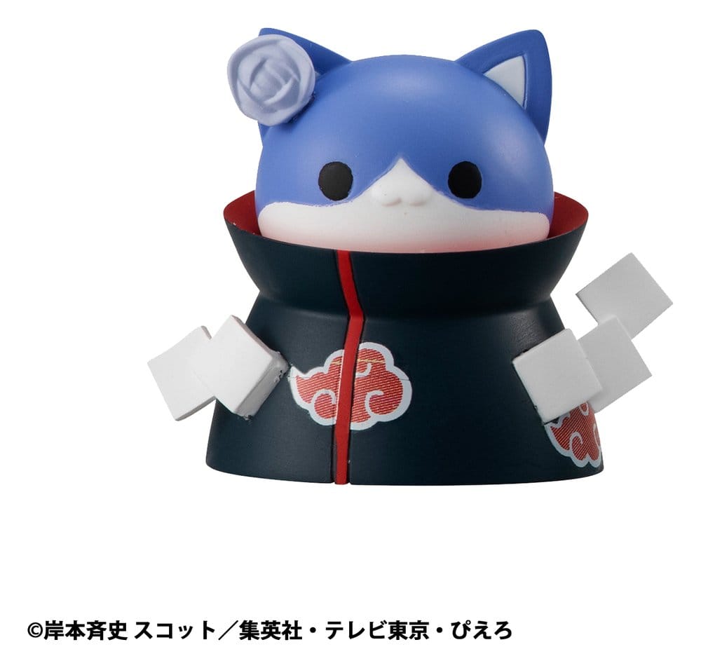 SU ORDINAZIONE Naruto Shippuden Mega Cat Project Trading Figure Defense Battle of Village of Konoha! 3 cm Nyaruto! Blind Box Assortment (8) (re-run)