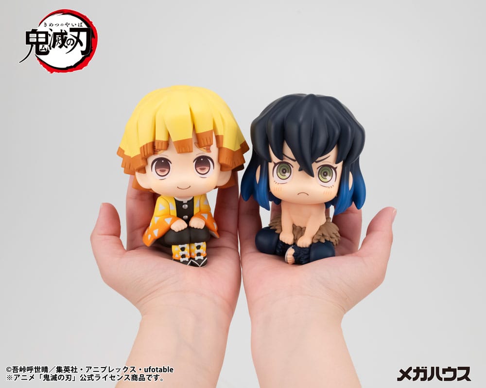 SU ORDINAZIONE Demon Slayer Kimetsu no Yaiba Look Up PVC Statue Zenitsu Agatsuma Smile Ver. 11 cm