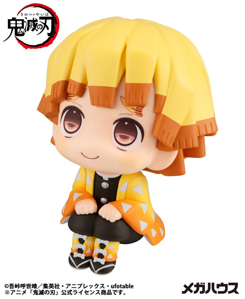 SU ORDINAZIONE Demon Slayer Kimetsu no Yaiba Look Up PVC Statue Zenitsu Agatsuma Smile Ver. 11 cm