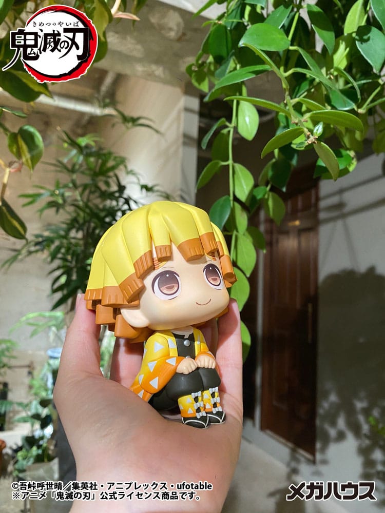 SU ORDINAZIONE Demon Slayer Kimetsu no Yaiba Look Up PVC Statue Zenitsu Agatsuma Smile Ver. 11 cm