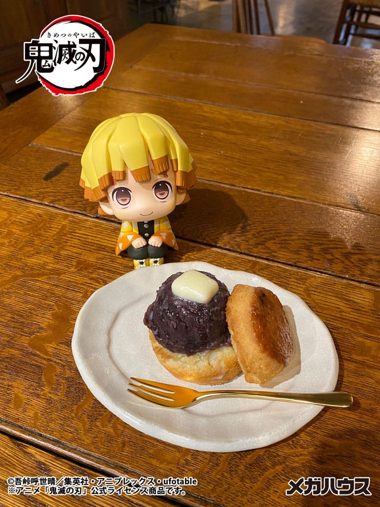 SU ORDINAZIONE Demon Slayer Kimetsu no Yaiba Look Up PVC Statue Zenitsu Agatsuma Smile Ver. 11 cm